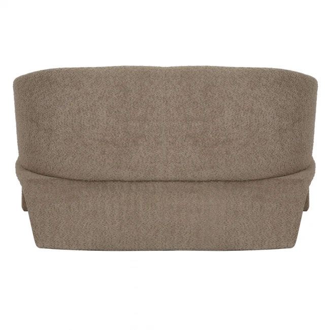 ΚΑΝΑΠΕΣ ΔΙΘΕΣΙΟΣ BEVY2 HM9678.03 ΜΠΕΖ ΜΠΟΥΚΛΕ ΥΦΑΣΜΑ-ΜΕΤΑΛΛΙΚΟΣ ΣΚΕΛΕΤΟΣ 128x72x74Υεκ.