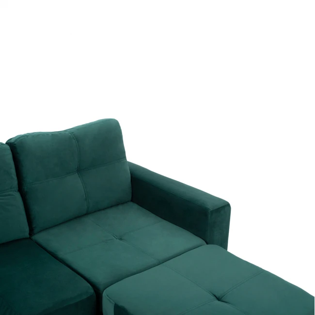 ΚΑΝΑΠΕΣ ΓΩΝΙΑ ΑΝΑΣΤΡΕΨΙΜΗ ΥΦΑΣΜΑ ΒΕΛΟΥΔΟ ΚΥΠΑΡΙΣΣΙ 207x145x85Y εκ.HM3004.13