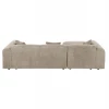 ΚΑΝΑΠΕΣ ΓΩΝΙΑ (ΑΡΙΣΤΕΡΗ) BRICKEN HM3275.01L ΜΠΕΖ ΥΦΑΣΜΑ 110-282x98-160x72Υεκ.