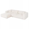 ΚΑΝΑΠΕΣ ΓΩΝΙΑ (ΑΡΙΣΤΕΡΗ) BRICKEN HM3275.02L ΛΕΥΚΟ ΥΦΑΣΜΑ 110-282x98-160x72Υεκ.