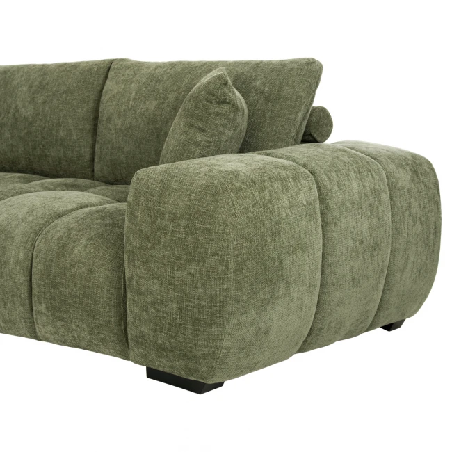 ΚΑΝΑΠΕΣ ΓΩΝΙΑ (ΑΡΙΣΤΕΡΗ) COVEN HM3266.14L ΠΡΑΣΙΝΟ ΥΦΑΣΜΑ 298x102-208x85Υεκ.