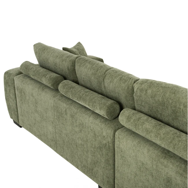 ΚΑΝΑΠΕΣ ΓΩΝΙΑ (ΑΡΙΣΤΕΡΗ) COVEN HM3266.14L ΠΡΑΣΙΝΟ ΥΦΑΣΜΑ 298x102-208x85Υεκ.