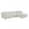 ΚΑΝΑΠΕΣ ΓΩΝΙΑ (ΔΕΞΙΑ) LYKKE HM3326.02R ΕΚΡΟΥ ΥΦΑΣΜΑ 280x89-165(η γωνία)x70Υεκ