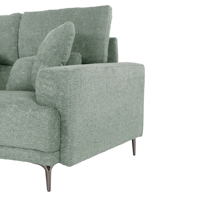 ΚΑΝΑΠΕΣ ΓΩΝΙΑ SYMMET HM3269.06 ΜΕΝΤΑ ΥΦΑΣΜΑ-ΑΝΘΡΑΚΙ ΠΟΔΙΑ 314x314x90-102Yεκ.