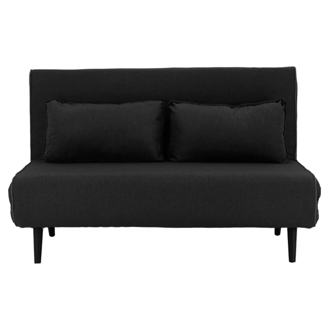 ΚΑΝΑΠΕΣ ΚΡΕΒΑΤΙ 2 ΑΤΟΜΩΝ ASMA HM3077.03 ΣΚΟΥΡΟ ΓΚΡΙ ΥΦΑΣΜΑ 140x80x77Yεκ.