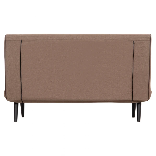 ΚΑΝΑΠΕΣ ΚΡΕΒΑΤΙ 2 ΑΤΟΜΩΝ ASMA HM3077.07 ΣΚΟΥΡΟ ΜΠΕΖ ΥΦΑΣΜΑ 143x78x84Yεκ.