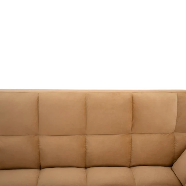 ΚΑΝΑΠΕΣ ΚΡΕΒΑΤΙ 3ΘΕΣΙΟΣ ΑΠΟ ΒΕΛΟΥΔΟ ΜΠΕΖ HM3167.07 182Χ80Χ88Υ εκ.