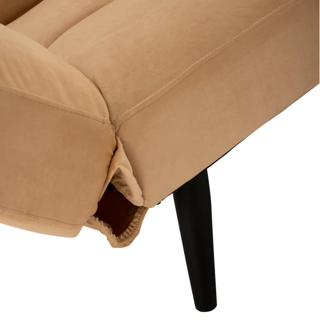 ΚΑΝΑΠΕΣ ΚΡΕΒΑΤΙ 3ΘΕΣΙΟΣ ΑΠΟ ΒΕΛΟΥΔΟ ΜΠΕΖ HM3167.07 182Χ80Χ88Υ εκ.