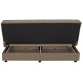 ΚΑΝΑΠΕΣ ΚΡΕΒΑΤΙ ANDRI ΤΡΙΘΕΣΙΟΣ ΚΑΦΕ HM3239.02 180x72x77 εκ.