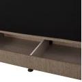 ΚΑΝΑΠΕΣ ΚΡΕΒΑΤΙ ANDRI ΤΡΙΘΕΣΙΟΣ ΚΑΦΕ HM3239.02 180x72x77 εκ.
