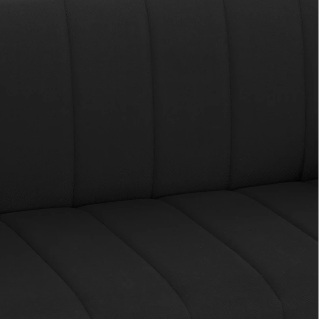 ΚΑΝΑΠΕΣ ΚΡΕΒΑΤΙ ANDRI ΤΡΙΘΕΣΙΟΣ ΜΑΥΡΟΣ HM3239.01 180x72x77 εκ.