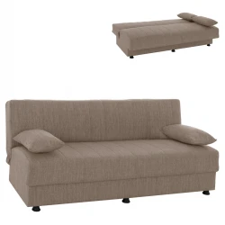 ΚΑΝΑΠΕΣ ΚΡΕΒΑΤΙ ANDRI ΤΡΙΘΕΣΙΟΣ ΜΠΕΖ HM3239.04 180x83x74Υ εκ.