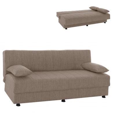 ΚΑΝΑΠΕΣ ΚΡΕΒΑΤΙ ANDRI ΤΡΙΘΕΣΙΟΣ ΜΠΕΖ HM3239.04 180x83x74Υ εκ.