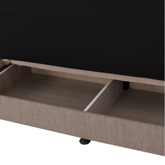 ΚΑΝΑΠΕΣ ΚΡΕΒΑΤΙ ANDRI ΤΡΙΘΕΣΙΟΣ ΜΠΕΖ HM3239.04 180x83x74Υ εκ.