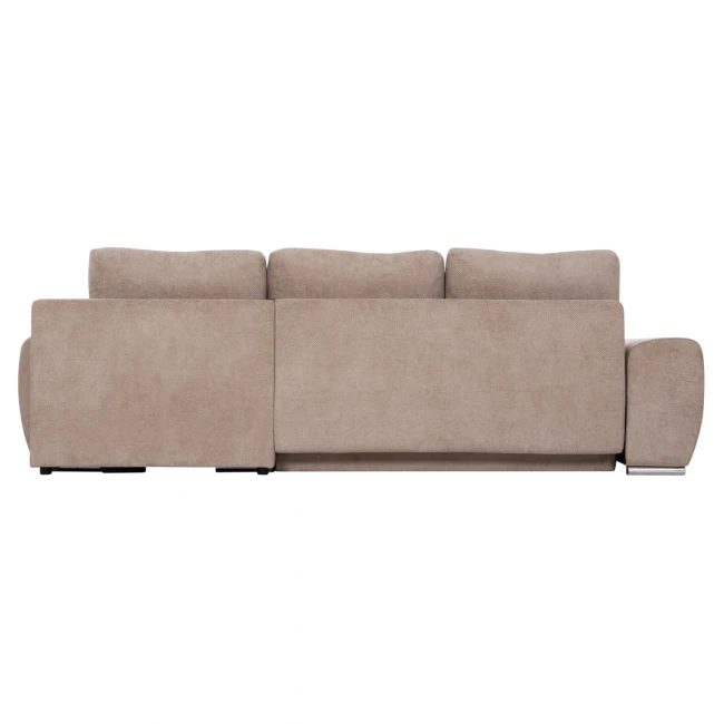 ΚΑΝΑΠΕΣ ΚΡΕΒΑΤΙ ΔΕΞΙΑ ΓΩΝΙΑ COMFYRA HM3336.03R ΜΠΕΖ ΥΦΑΣΜΑ 270x181x75Υεκ