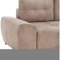 ΚΑΝΑΠΕΣ ΚΡΕΒΑΤΙ ΔΕΞΙΑ ΓΩΝΙΑ COMFYRA HM3336.03R ΜΠΕΖ ΥΦΑΣΜΑ 270x181x75Υεκ