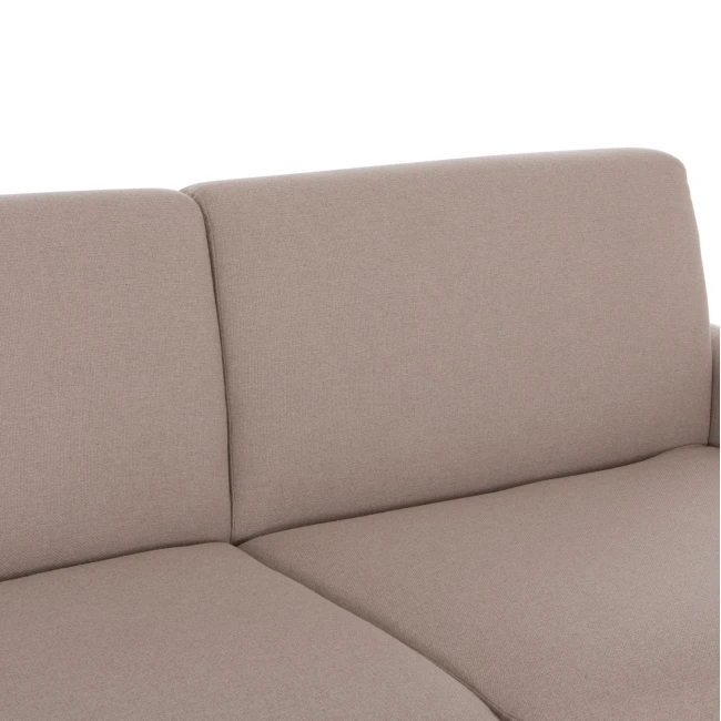 ΚΑΝΑΠΕΣ-ΚΡΕΒΑΤΙ ΜΕ ΑΝΑΔΙΠΛ.ΣΤΡΩΜΑ ETUDINE HM3311.02 ΜΠΕΖ ΥΦΑΣΜΑ 190x98x90Υεκ