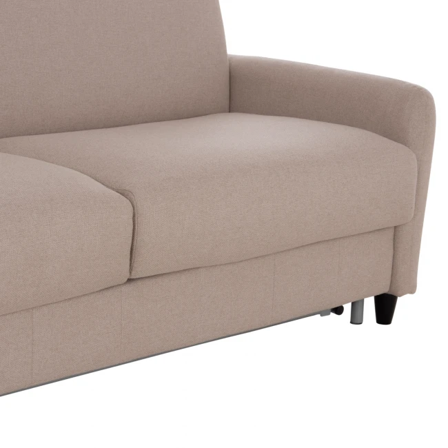 ΚΑΝΑΠΕΣ-ΚΡΕΒΑΤΙ ΜΕ ΑΝΑΔΙΠΛ.ΣΤΡΩΜΑ ETUDINE HM3311.02 ΜΠΕΖ ΥΦΑΣΜΑ 190x98x90Υεκ