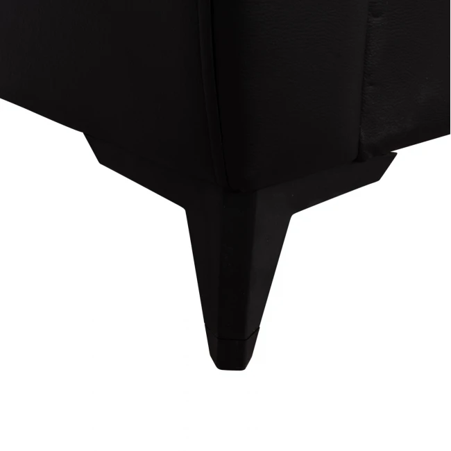 ΚΑΝΑΠΕΣ ΚΡΕΒΑΤΙ ΜΕ ΑΠΟΘ.ΧΩΡΟ ΔΙΘΕΣΙΟΣ NIKKO HM3293.11 ΜΑΥΡΟ PU 144x75x84Υεκ.