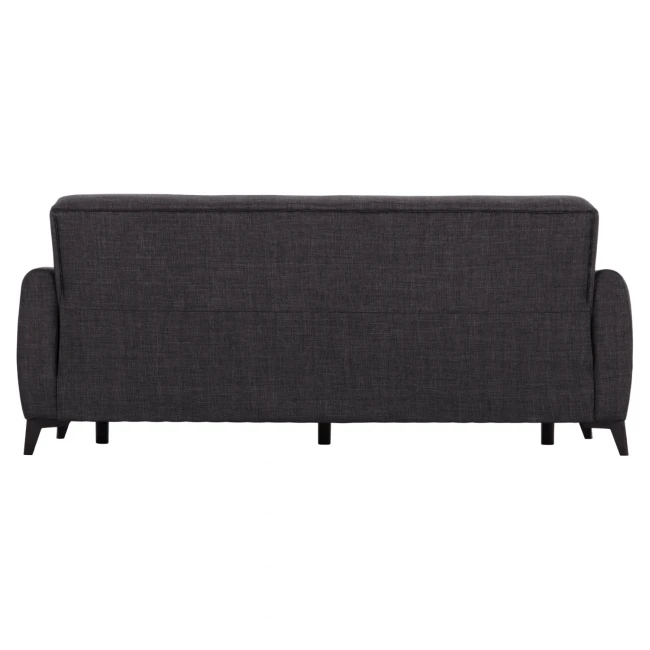 ΚΑΝΑΠΕΣ ΚΡΕΒΑΤΙ ΜΕ ΑΠΟΘ.ΧΩΡΟ TΡΙΘΕΣΙΟΣ NIKKO HM3292.01 ΓΚΡΙ ΥΦΑΣΜΑ 209x76x83Υεκ.