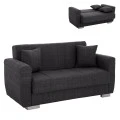 ΚΑΝΑΠΕΣ ΚΡΕΒΑΤΙ POLYA ΔΙΘΕΣΙΟΣ ΓΚΡΙ HM3241.03 150x84x88 εκ.