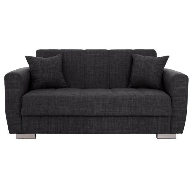 ΚΑΝΑΠΕΣ ΚΡΕΒΑΤΙ POLYA ΔΙΘΕΣΙΟΣ ΓΚΡΙ HM3241.03 150x84x88 εκ.