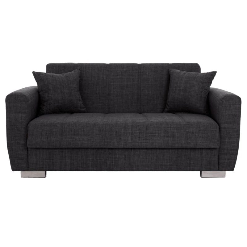 ΚΑΝΑΠΕΣ ΚΡΕΒΑΤΙ POLYA ΔΙΘΕΣΙΟΣ ΓΚΡΙ HM3241.03 150x84x88 εκ.