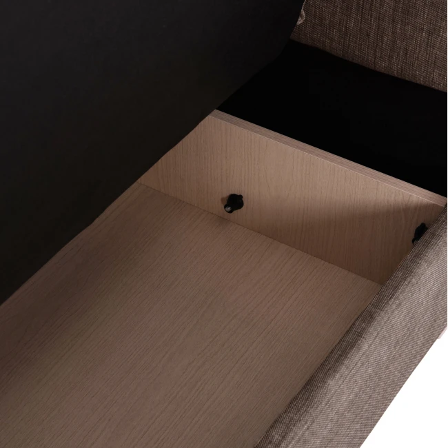 ΚΑΝΑΠΕΣ ΚΡΕΒΑΤΙ POLYA ΔΙΘΕΣΙΟΣ ΚΑΦΕ HM3241.02 150x84x88 εκ.