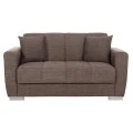 ΚΑΝΑΠΕΣ ΚΡΕΒΑΤΙ POLYA ΔΙΘΕΣΙΟΣ ΚΑΦΕ HM3241.02 153x87x77 εκ.