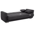 ΚΑΝΑΠΕΣ ΚΡΕΒΑΤΙ POLYA ΤΡΙΘΕΣΙΟΣ HM3240.03 ΓΚΡΙ 215x80x77 εκ.