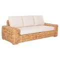 ΚΑΝΑΠΕΣ ΤΡΙΘΕΣΙΟΣ ΕΞ.ΧΩΡΟΥ TROPEL HM9808 ΞΥΛΟ MANGO-RATTAN ΦΥΣΙΚΟ-ΛΕΥΚΑ ΜΑΞΙΛΑΡΙΑ 216x88x85Υεκ