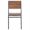 ΚΑΡΕΚΛΑ ΑΛΟΥΜΙΝΙΟΥ SAGA HM6063.02 ΣΚΟΥΡΟ ΓΚΡΙ ΜΕ POLYWOOD 46x52x86Υεκ.