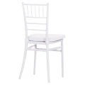 ΚΑΡΕΚΛΑ CATERING TIFFANY ΜΕ ΜΑΞΙΛΑΡΙ HM21104 ΛΕΥΚΟ ΠΟΛΥΠΡΟΠΥΛΕΝΙΟ 39x47x89Yεκ.