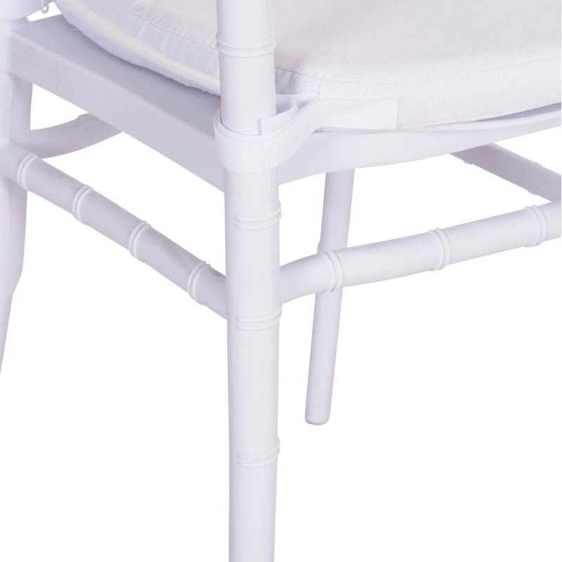 ΚΑΡΕΚΛΑ CATERING TIFFANY ΜΕ ΜΑΞΙΛΑΡΙ HM21104 ΛΕΥΚΟ ΠΟΛΥΠΡΟΠΥΛΕΝΙΟ 39x47x89Yεκ.