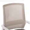 ΚΑΡΕΚΛΑ ΕΠΙΣΚΕΠΤΗ CASTER HM1228.02 ΛΕΥΚΟ ΜΕΤΑΛΛΟ/PP--ΑΝΟΙΧΤΟ ΓΚΡΙ MESH 58x56x93Υεκ