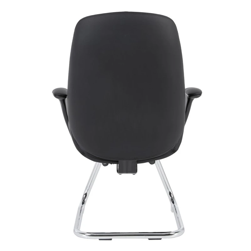 ΚΑΡΕΚΛΑ ΕΠΙΣΚΕΠΤΗ VELUM-s HM1235.01 ΜΑΥΡO PU--ΒΑΣΗ ΧΡΩΜΙΟΥ 71x60x100Υεκ.