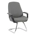 ΚΑΡΕΚΛΑ ΕΠΙΣΚΕΠΤΗ VELUM-s HM1235.10 ΓΚΡΙ PU--ΒΑΣΗ ΧΡΩΜΙΟΥ 71x60x100Υεκ.