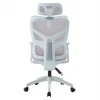 ΚΑΡΕΚΛΑ ΓΡΑΦΕΙΟΥ APEX HM1227.02 ΛΕΥΚΟ PP--ΑΝΟΙΧΤΟ ΓΚΡΙ MESH 68x68x120-130Υεκ