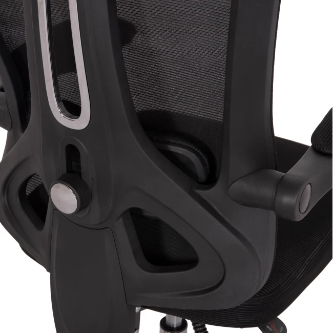 ΚΑΡΕΚΛΑ ΓΡΑΦΕΙΟΥ BARNET HM18258.01 ΜΑΥΡΟ MESH-ΜΑΥΡΟΣ ΣΚΕΛΕΤΟΣ NYLON 61x62x123Υ