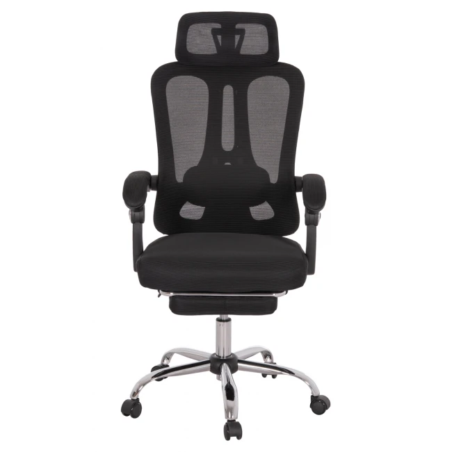 ΚΑΡΕΚΛΑ ΓΡΑΦΕΙΟΥ BARNET HM18258.01 ΜΑΥΡΟ MESH-ΜΑΥΡΟΣ ΣΚΕΛΕΤΟΣ NYLON 61x62x123Υ