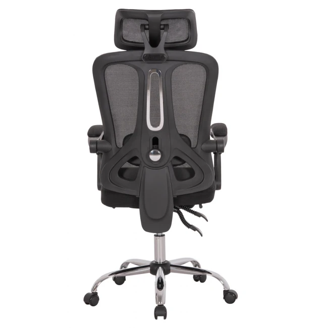 ΚΑΡΕΚΛΑ ΓΡΑΦΕΙΟΥ BARNET HM18258.01 ΜΑΥΡΟ MESH-ΜΑΥΡΟΣ ΣΚΕΛΕΤΟΣ NYLON 61x62x123Υ