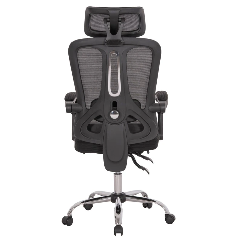 ΚΑΡΕΚΛΑ ΓΡΑΦΕΙΟΥ BARNET HM18258.01 ΜΑΥΡΟ MESH-ΜΑΥΡΟΣ ΣΚΕΛΕΤΟΣ NYLON 61x62x123Υ