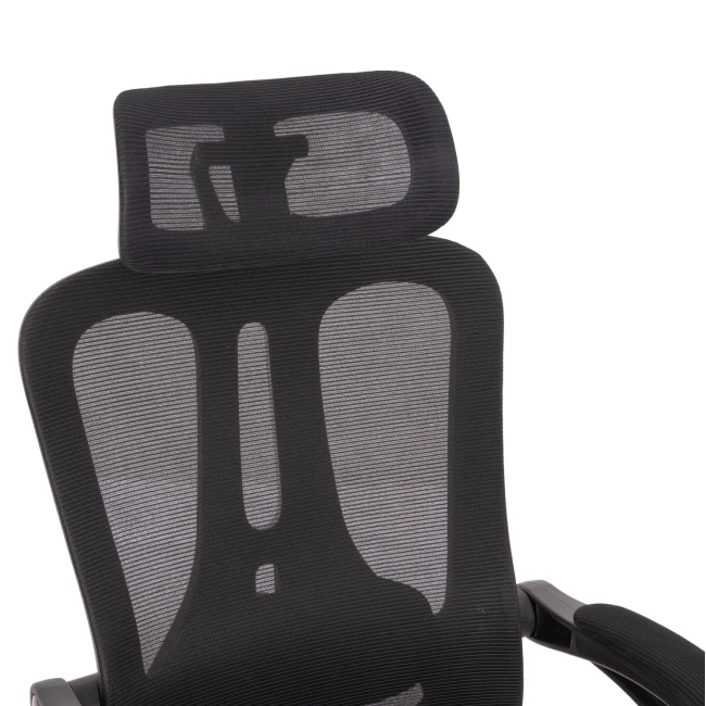 ΚΑΡΕΚΛΑ ΓΡΑΦΕΙΟΥ BARNET HM18258.01 ΜΑΥΡΟ MESH-ΜΑΥΡΟΣ ΣΚΕΛΕΤΟΣ NYLON 61x62x123Υ