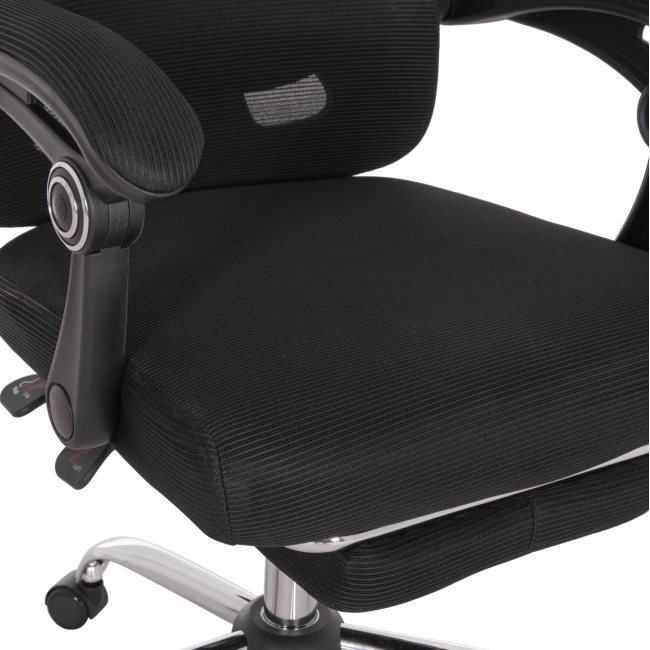 ΚΑΡΕΚΛΑ ΓΡΑΦΕΙΟΥ BARNET HM18258.01 ΜΑΥΡΟ MESH-ΜΑΥΡΟΣ ΣΚΕΛΕΤΟΣ NYLON 61x62x123Υ