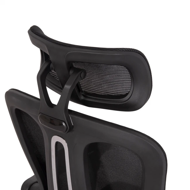 ΚΑΡΕΚΛΑ ΓΡΑΦΕΙΟΥ BARNET HM18258.01 ΜΑΥΡΟ MESH-ΜΑΥΡΟΣ ΣΚΕΛΕΤΟΣ NYLON 61x62x123Υ