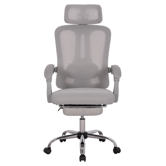 ΚΑΡΕΚΛΑ ΓΡΑΦΕΙΟΥ BARNET HM18258.02 ΓΚΡΙ MESH-ΓΚΡΙ ΣΚΕΛΕΤΟΣ NYLON 61x62x123Υ