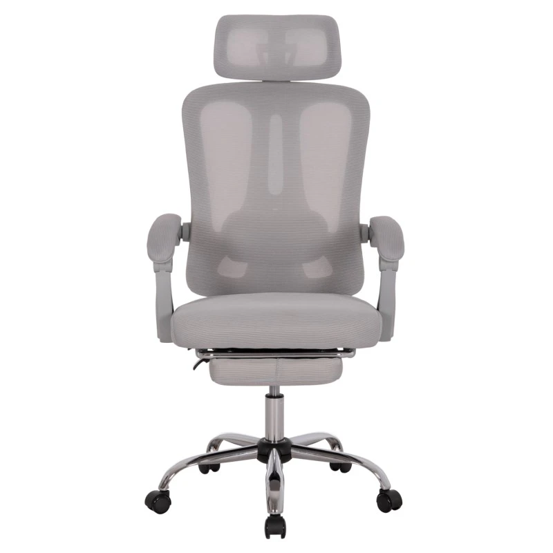 ΚΑΡΕΚΛΑ ΓΡΑΦΕΙΟΥ BARNET HM18258.02 ΓΚΡΙ MESH-ΓΚΡΙ ΣΚΕΛΕΤΟΣ NYLON 61x62x123Υ