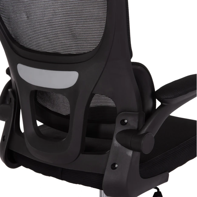 ΚΑΡΕΚΛΑ ΓΡΑΦΕΙΟΥ BASTON HM18236.01 ΜΑΥΡΟ MESH & PP ΣΚΕΛΕΤΟΣ 64x60x117-127Υεκ.