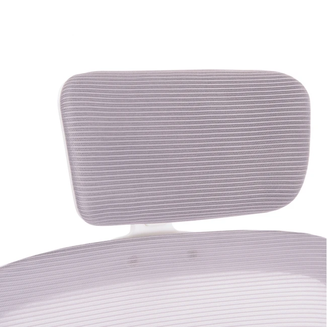 ΚΑΡΕΚΛΑ ΓΡΑΦΕΙΟΥ BASTON HM18236.03 ΓΚΡΙ MESH & ΛΕΥΚΟΣ PP ΣΚΕΛΕΤΟΣ 64x60x127Υεκ.