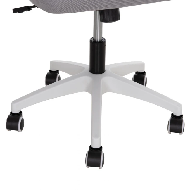 ΚΑΡΕΚΛΑ ΓΡΑΦΕΙΟΥ BLAZER HM1205.02 ΓΚΡΙ MESH-ΛΕΥΚΟΣ ΣΚΕΛΕΤΟΣ 60x58x110-130Υεκ.